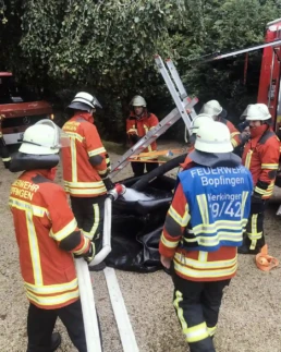 feuerwehr auf schloss baldern