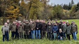 gruppenfoto der exkursion nach gaildorf